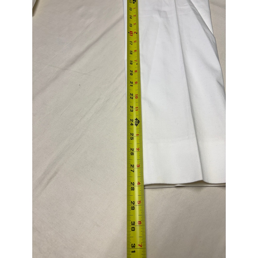 Brooks Brothers 346 Natalie Fit White Cotton Stretch Dress Pants Womens‎ 6 32X28 - Picture 11 of 13